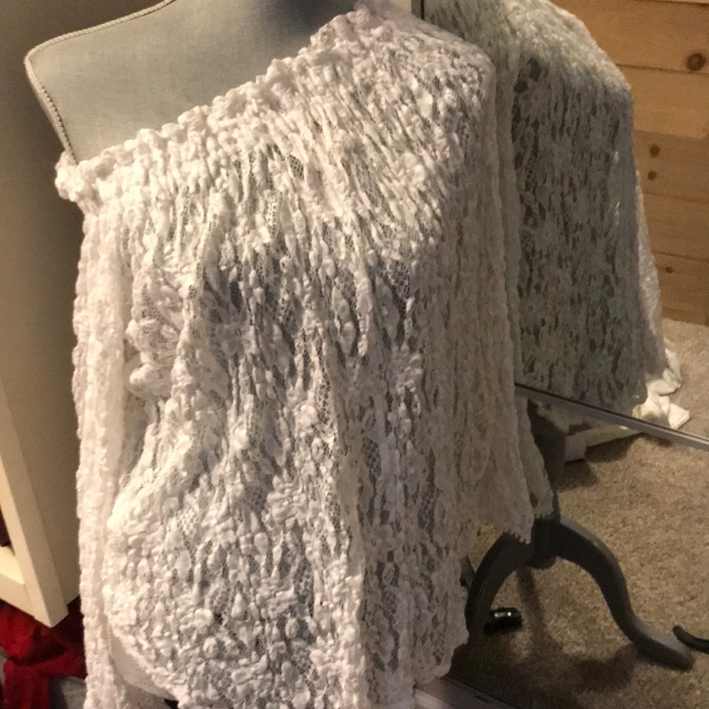 Lacy off shoulder top